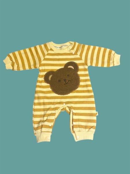 Honey Bear Striped Romper